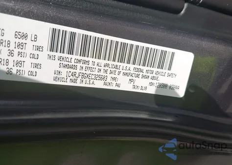 2014 Jeep Grand Cherokee Limited from USA, damaged, VIN 1C4RJFBGXEC325603